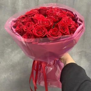 Моно из 21красных роз — купить с доставкой цветов в Самаре