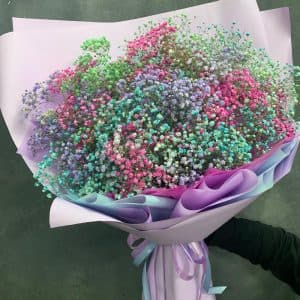 Яркий букет гипсофил — купить с доставкой цветов в Самаре